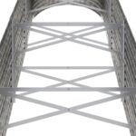 Lit surélevé de jardin Acier enduit de poudre Argenté – Image 3