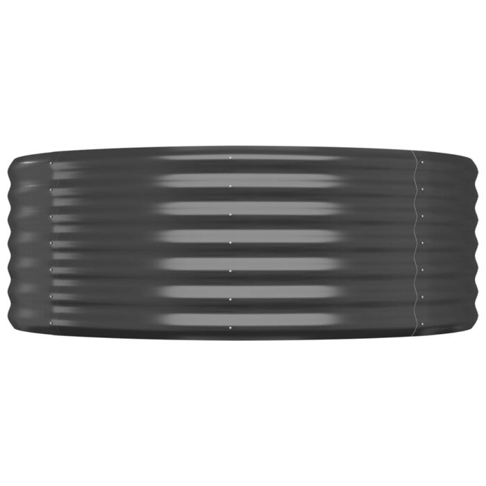 Lit surélevé de jardin Acier enduit de poudre Anthracite – Image 2