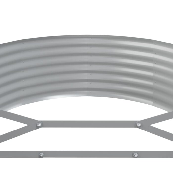 Lit surélevé de jardin Acier enduit de poudre Anthracite – Image 3