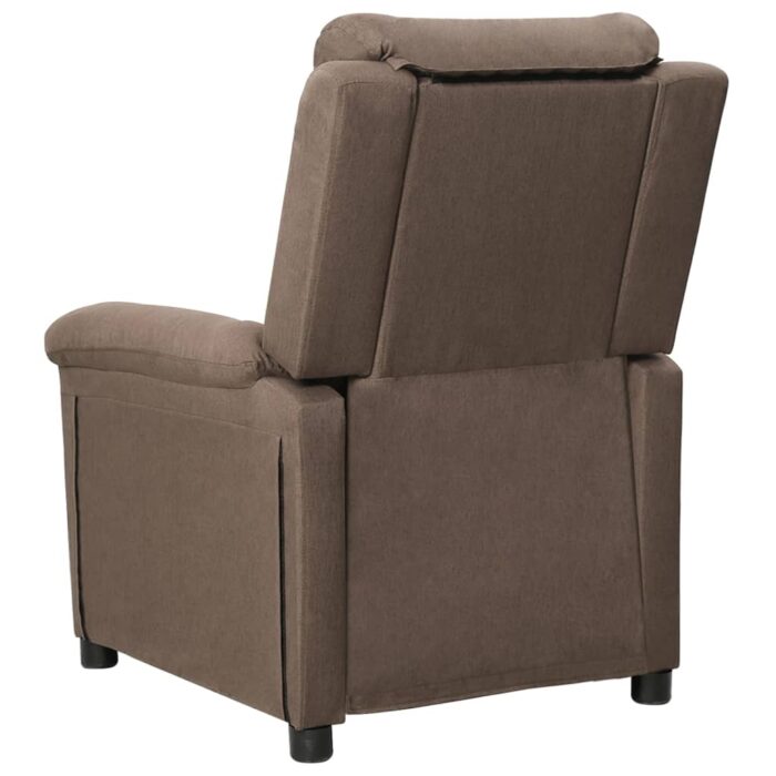 Fauteuil inclinable Taupe Tissu – Image 4