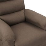 Fauteuil inclinable Taupe Tissu – Image 7
