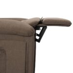 Fauteuil inclinable Taupe Tissu – Image 8