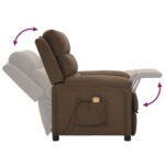 Fauteuil de massage Marron Tissu – Image 4