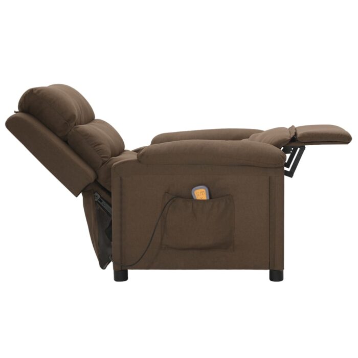Fauteuil de massage Marron Tissu – Image 5