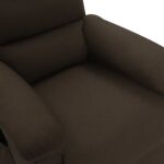 Fauteuil de massage Marron foncé Tissu – Image 8