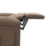 Fauteuil de massage Taupe Tissu – Image 7