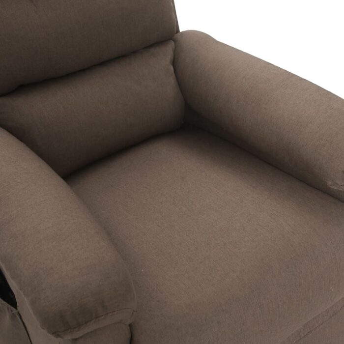 Fauteuil de massage Taupe Tissu – Image 8