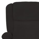 Fauteuil inclinable noir velours – Image 7