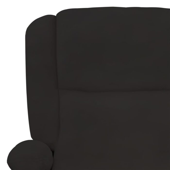 Fauteuil inclinable noir velours – Image 7