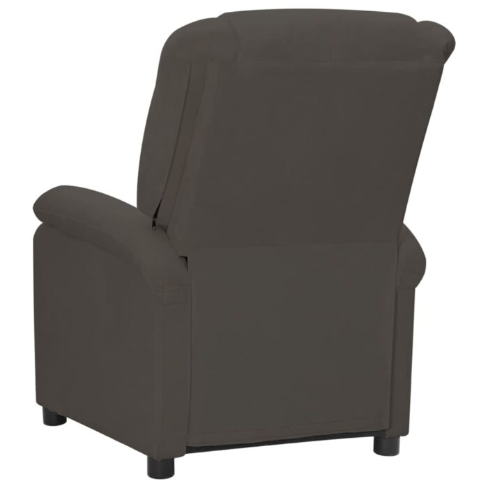 Fauteuil de massage Gris foncé velours – Image 6