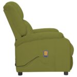 Fauteuil de massage Vert clair velours – Image 4