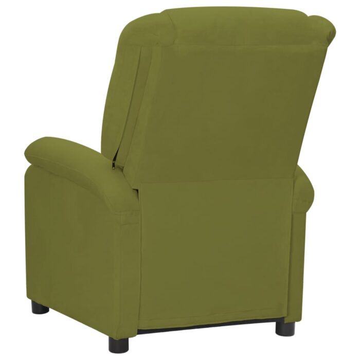 Fauteuil de massage Vert clair velours – Image 6