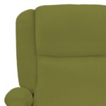 Fauteuil de massage Vert clair velours – Image 8