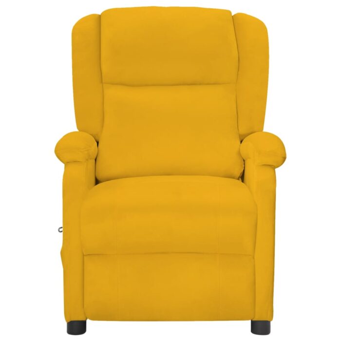 Fauteuil de massage Jaune Velours – Image 2