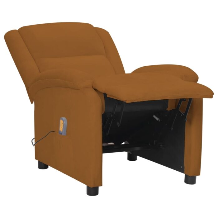 Fauteuil de massage Marron Velours – Image 3
