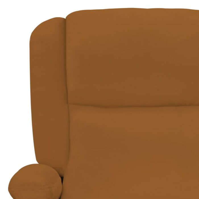 Fauteuil de massage Marron Velours – Image 8