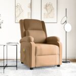 Fauteuil de massage Marron Velours