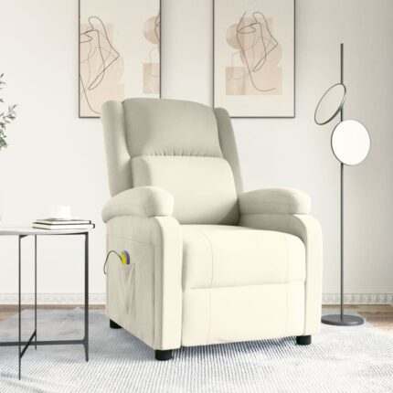 Fauteuil de massage Crème Velours