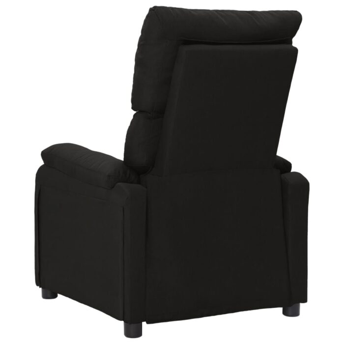Fauteuil inclinable Noir Tissu – Image 3