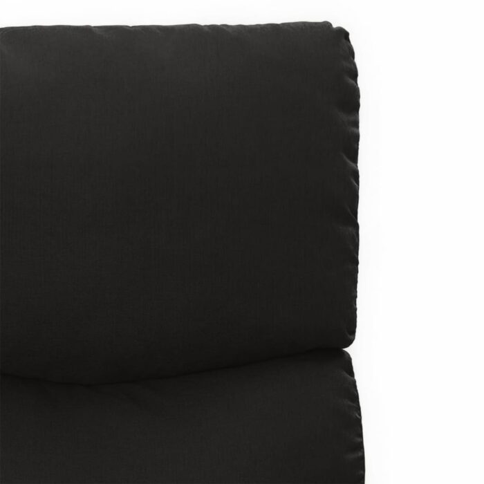 Fauteuil inclinable Noir Tissu – Image 5