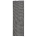Tapis à tissage plat d'extérieur 80x250 cm Gris