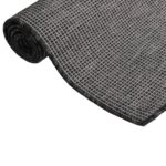 Tapis à tissage plat d'extérieur 160x230 cm Gris – Image 2