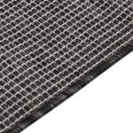 Tapis à tissage plat d'extérieur 160x230 cm Gris – Image 3