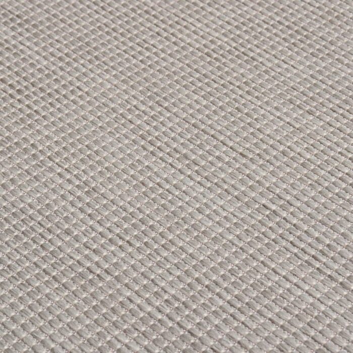 Tapis à tissage plat d'extérieur 120x170 cm Taupe – Image 4