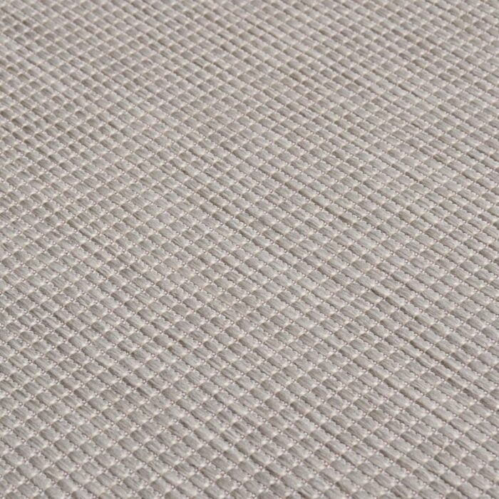 Tapis à tissage plat d'extérieur 200x280 cm Taupe – Image 4