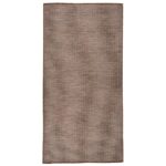 Tapis à tissage plat d'extérieur 100x200 cm Marron
