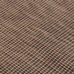 Tapis à tissage plat d'extérieur 160x230 cm Marron – Image 4