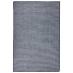 Tapis à tissage plat d'extérieur 120x170 cm Bleu