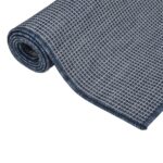 Tapis à tissage plat d'extérieur 120x170 cm Bleu – Image 2
