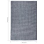 Tapis à tissage plat d'extérieur 120x170 cm Bleu – Image 5