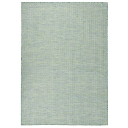 Tapis à tissage plat d'extérieur 200x280 cm Turquoise