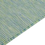Tapis à tissage plat d'extérieur 200x280 cm Turquoise – Image 3