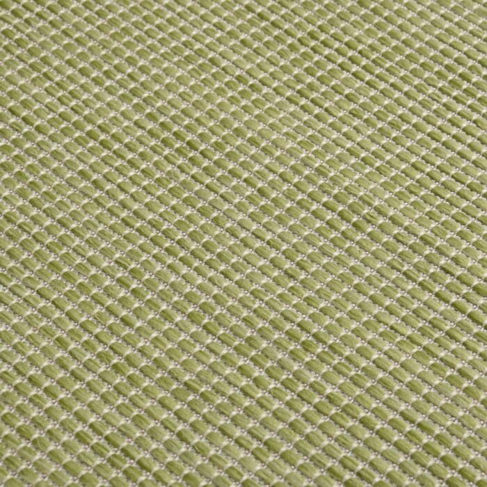 Tapis à tissage plat d'extérieur 160x230 cm Vert – Image 4