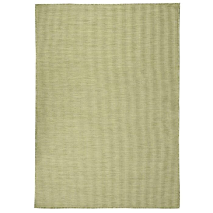 Tapis à tissage plat d'extérieur 200x280 cm Vert – Image 1