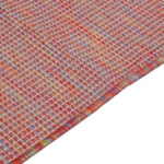 Tapis à tissage plat d'extérieur 120x170 cm Rouge – Image 3