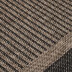 Tapis à tissage plat d'extérieur 200x280 cm Marron foncé – Image 4