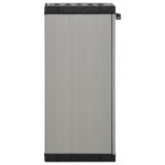 Armoire de rangement de jardin 1 étagère Gris/noir 35x40x85 cm – Image 3