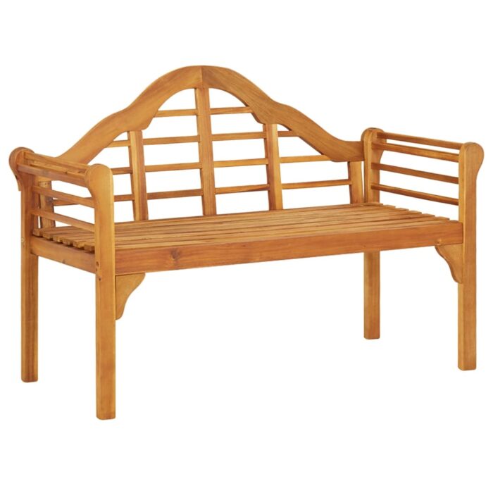 Banc de jardin 125 cm Bois d'acacia solide – Image 1