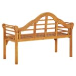 Banc de jardin 125 cm Bois d'acacia solide – Image 3