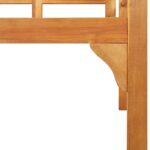 Banc de jardin 125 cm Bois d'acacia solide – Image 4