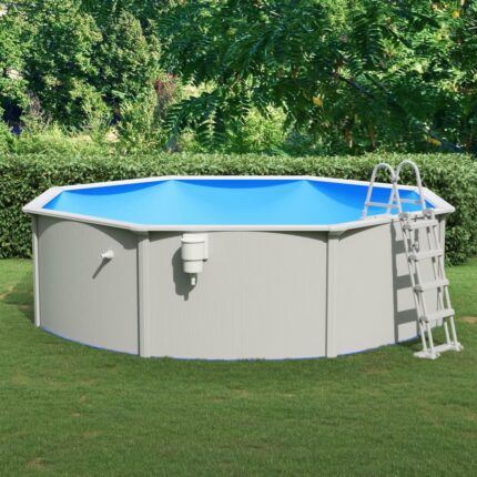 Piscine avec échelle de sécurité 460x120 cm