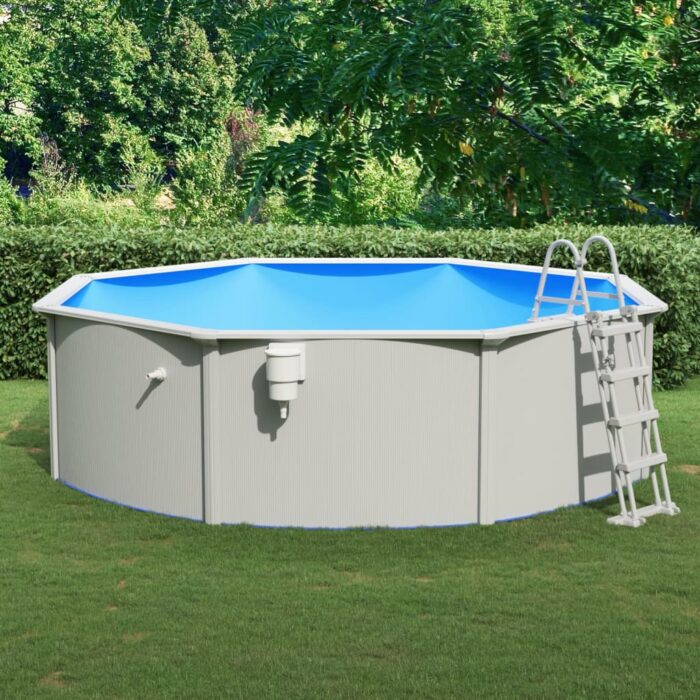 Piscine avec échelle de sécurité 460x120 cm – Image 1