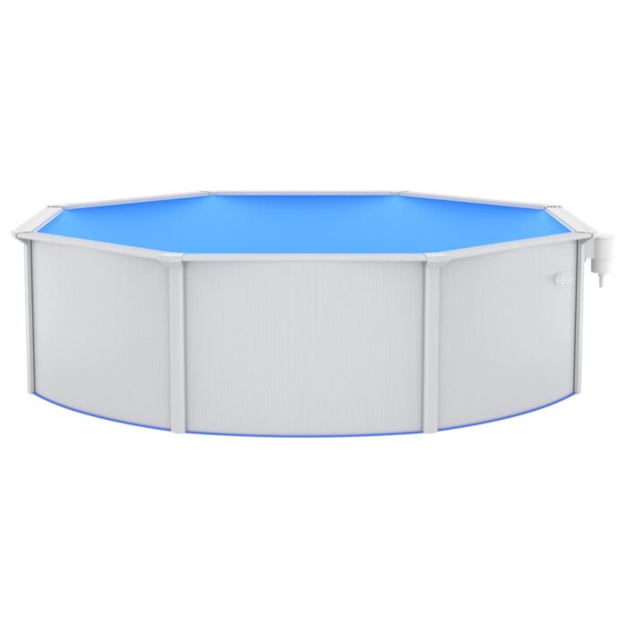 Piscine avec pompe filtrante à sable et échelle 460x120 cm – Image 2
