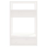 Bibliothèque/Séparateur de pièce Blanc 41x35x57 cm Pin massif – Image 4
