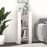 Bibliothèque/Séparateur de pièce Blanc 41x35x91 cm Pin solide – Image 2