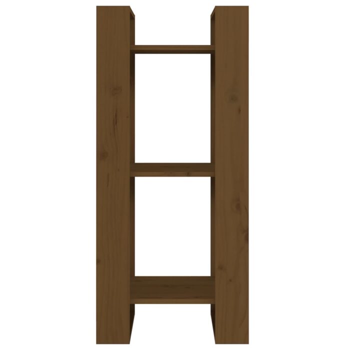 Bibliothèque/Cloison Marron miel 41x35x91 cm Bois massif – Image 4